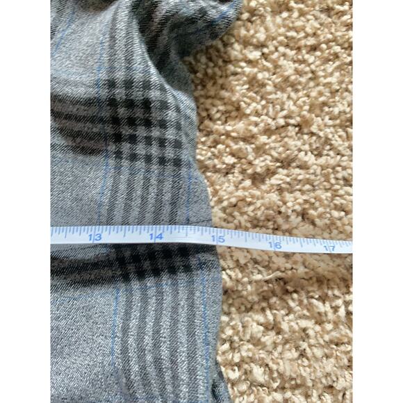 Abercrombie & Fitch Button Front Grey Glen Plaid Overall Dress Small - Picture 9 of 10